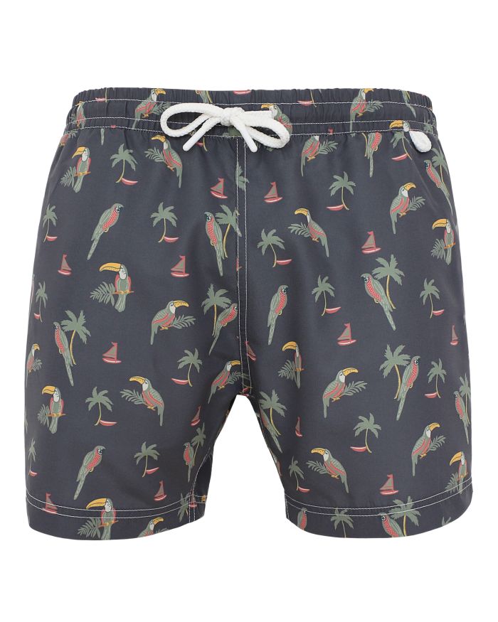 Maillot Short de bain homme vert kaki Montauk 2454 Parrot