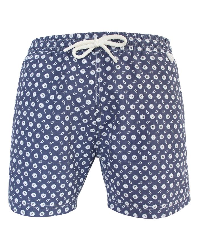 Montauk 458 Paisley - Maillot Short de bain homme bleu 1